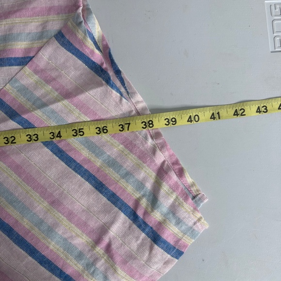 Jones & Co Jones New York Plus Size Linen Tunic Top Shirt Blouse - Picture 11 of 12